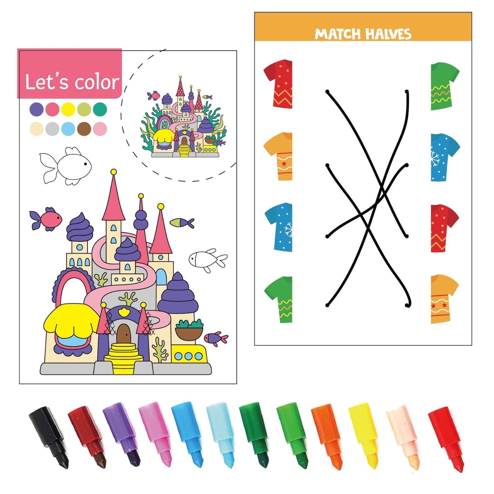 Scissor Skills Workbook Ages 3-5 | Fun Cutting Practice for Preschoolers