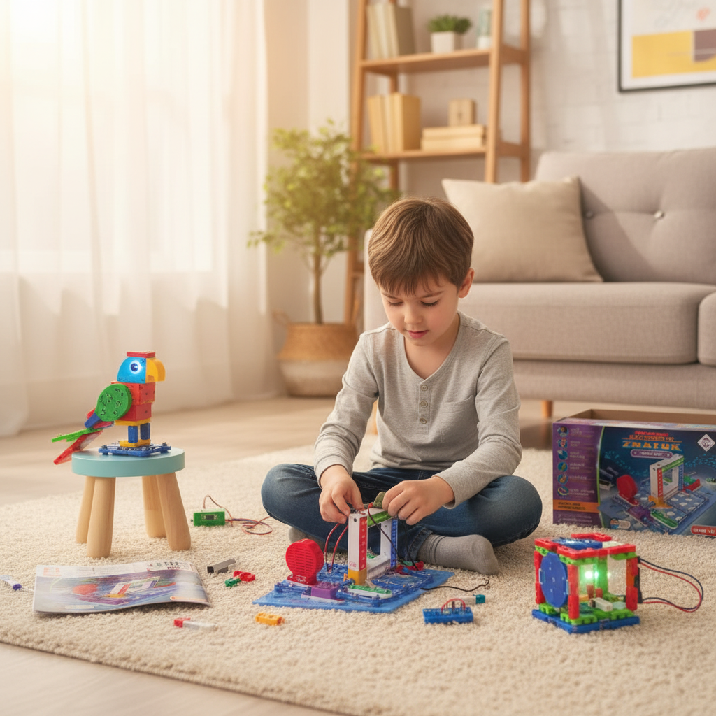 ZAATIK Electronics Lab Kit – 200+ Component STEM Kit for Kids | Build Real Circuits