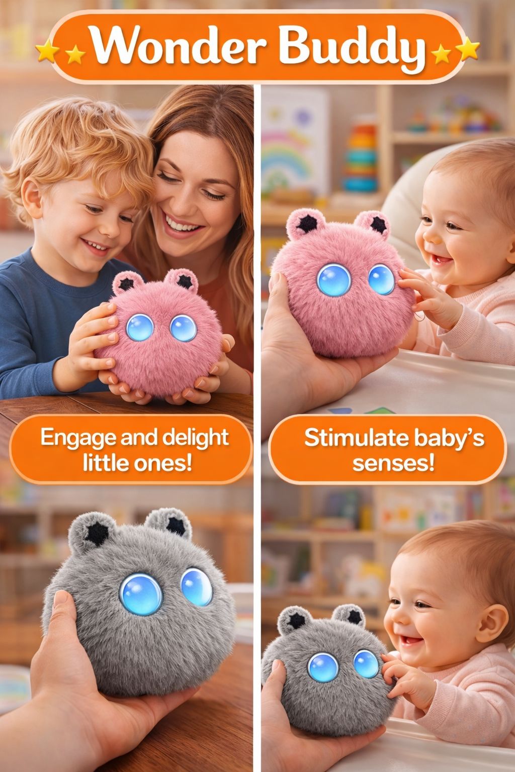 Wonder Buddy – AI Interactive Companion for Kids | Teaches, Plays & Comforts