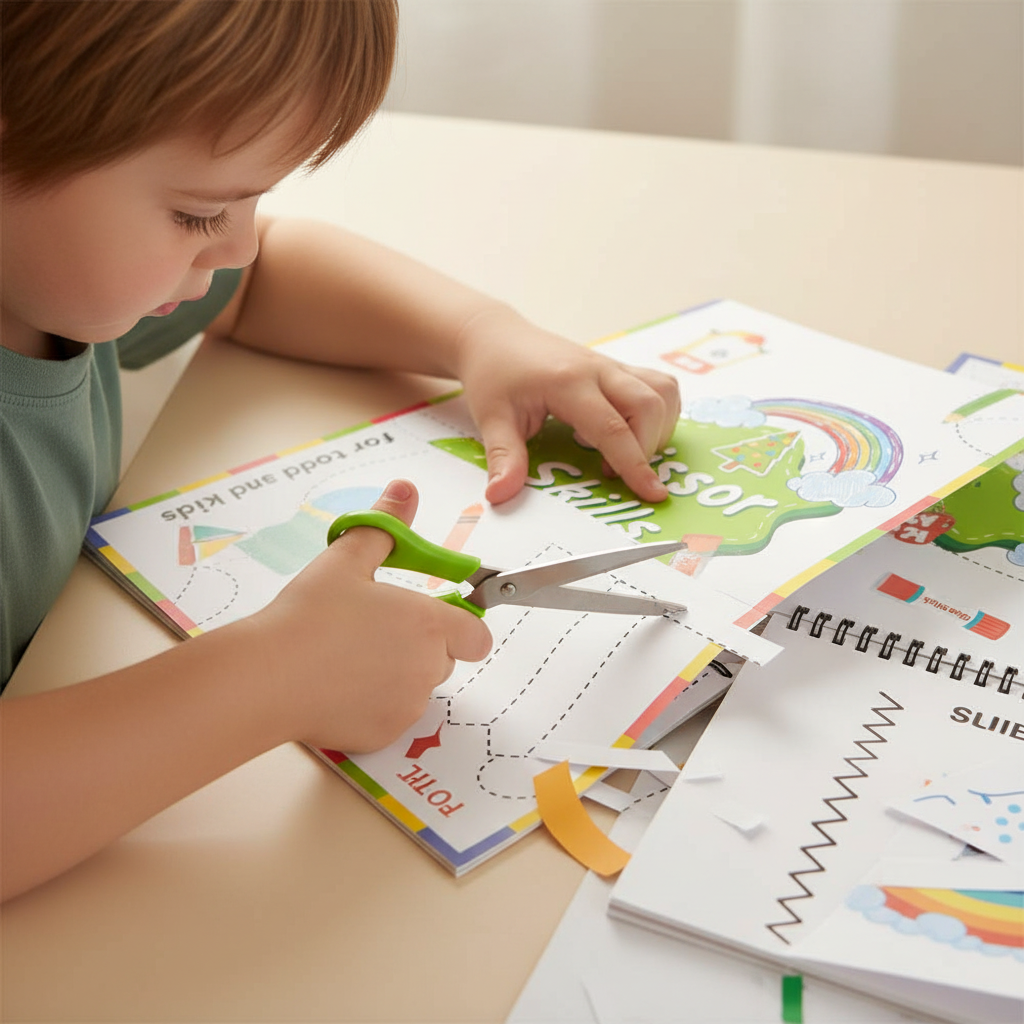 Scissor Skills Workbook Ages 3-5 | Fun Cutting Practice for Preschoolers
