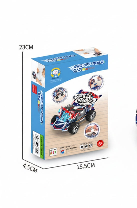 STEM DIY 4WD Off-Road Car Toy for Kids