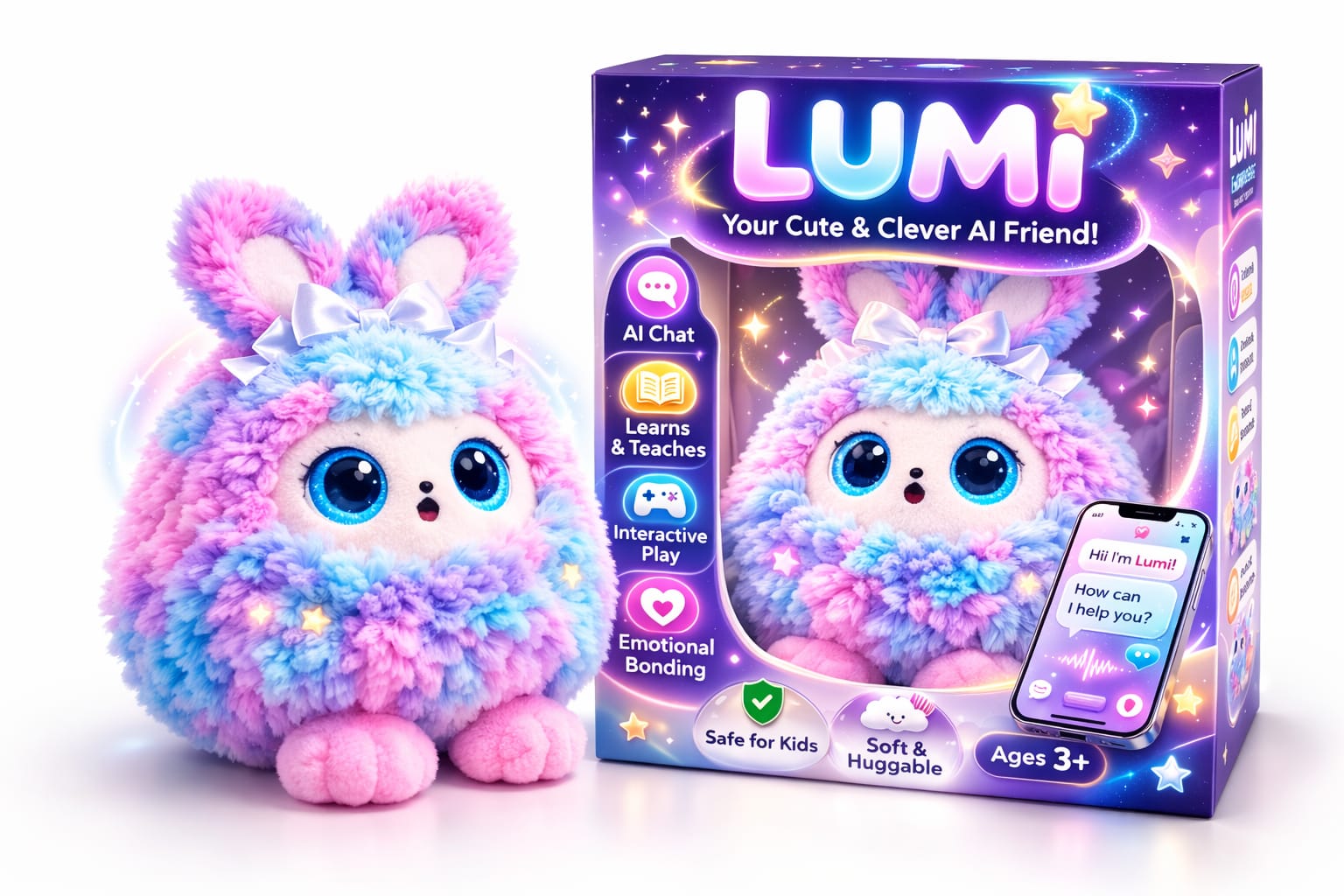 LUMI™ AI Plush Buddy – Smart Interactive Learning Companion for Kids | Pre-Order