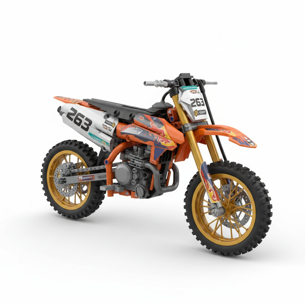 Moto Aurora #263 - Dirt Bike Model Kit