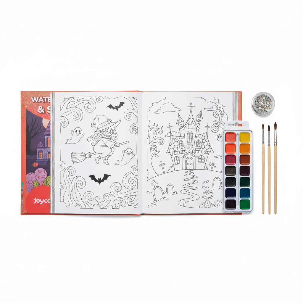 Spooky Sparkles – Watercolor & Shimmer Art Kit
