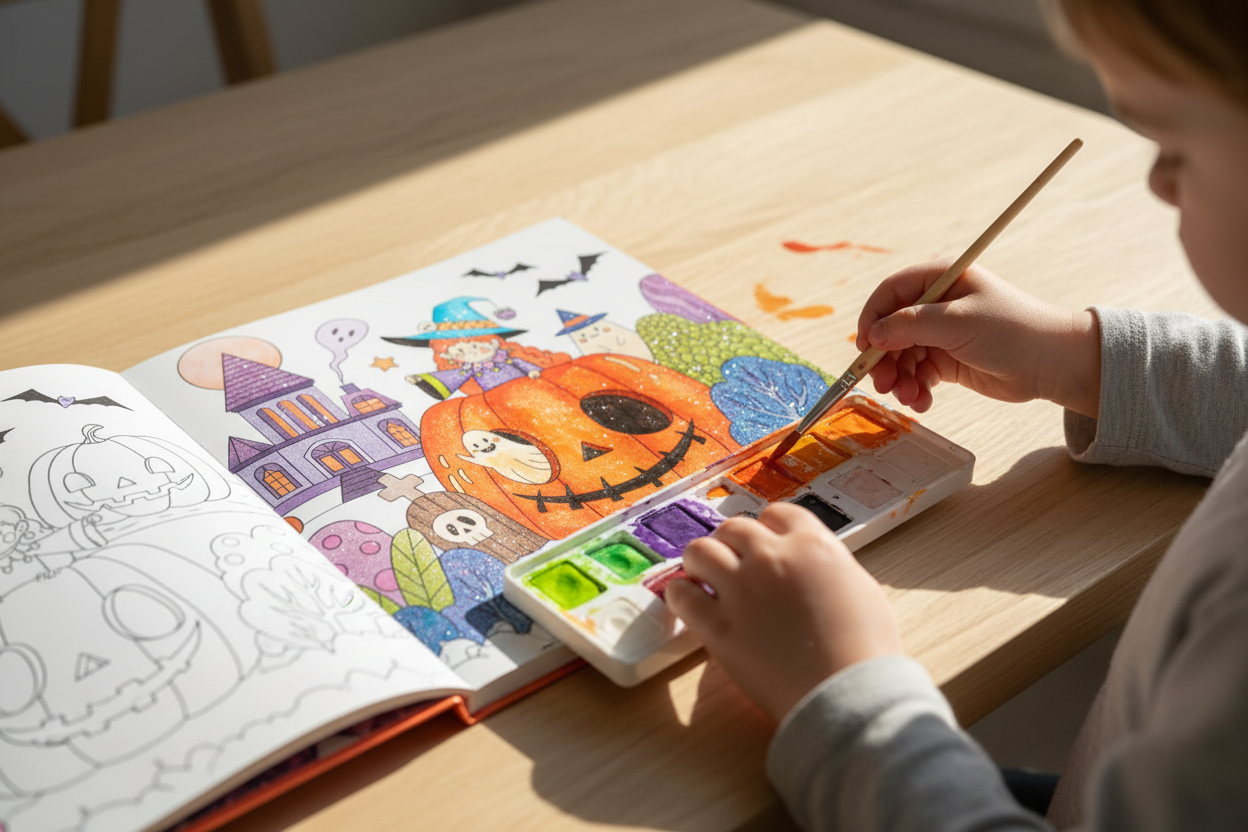 Spooky Sparkles – Watercolor & Shimmer Art Kit