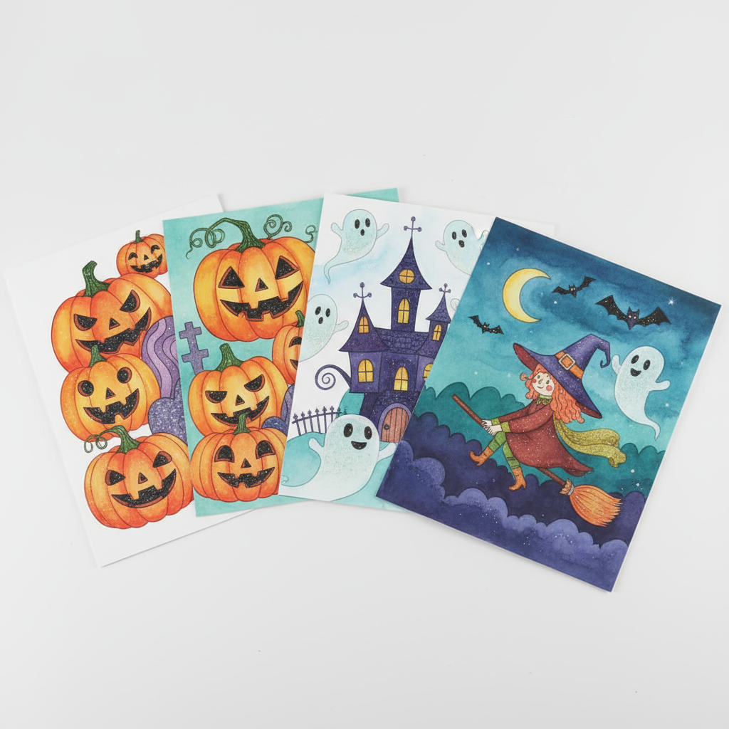 Spooky Sparkles – Watercolor & Shimmer Art Kit