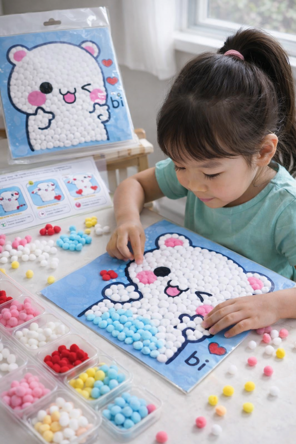 Pom Pom Art Kit