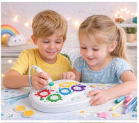 Color Draw Gear Painting & Drawing Kit for Kids – Creative Art & Craft Toy with Gears and Paints
