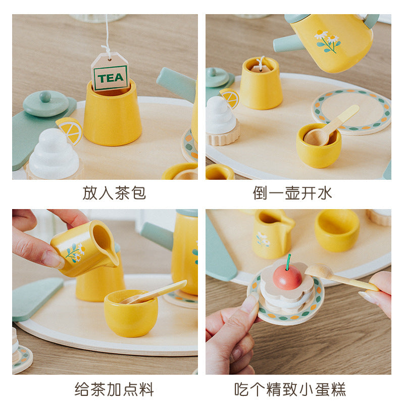 🍳🌟 LilDNA Club’s Wooden Pretend Kitchen Set – Where Tiny Chefs Cook Up Big Dreams! 🌟🍳