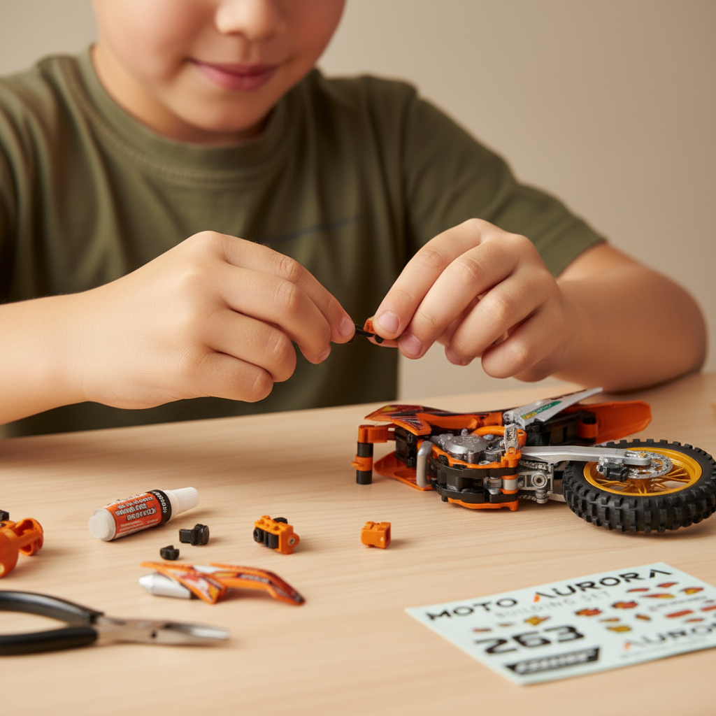 Moto Aurora #263 - Dirt Bike Model Kit