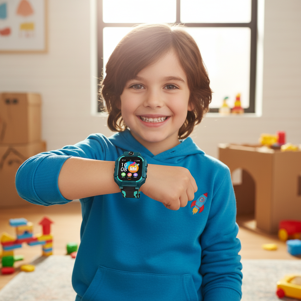 4G Smart Kids Watch – GPS Tracking + Video Calling + SOS | Child Safety Watch