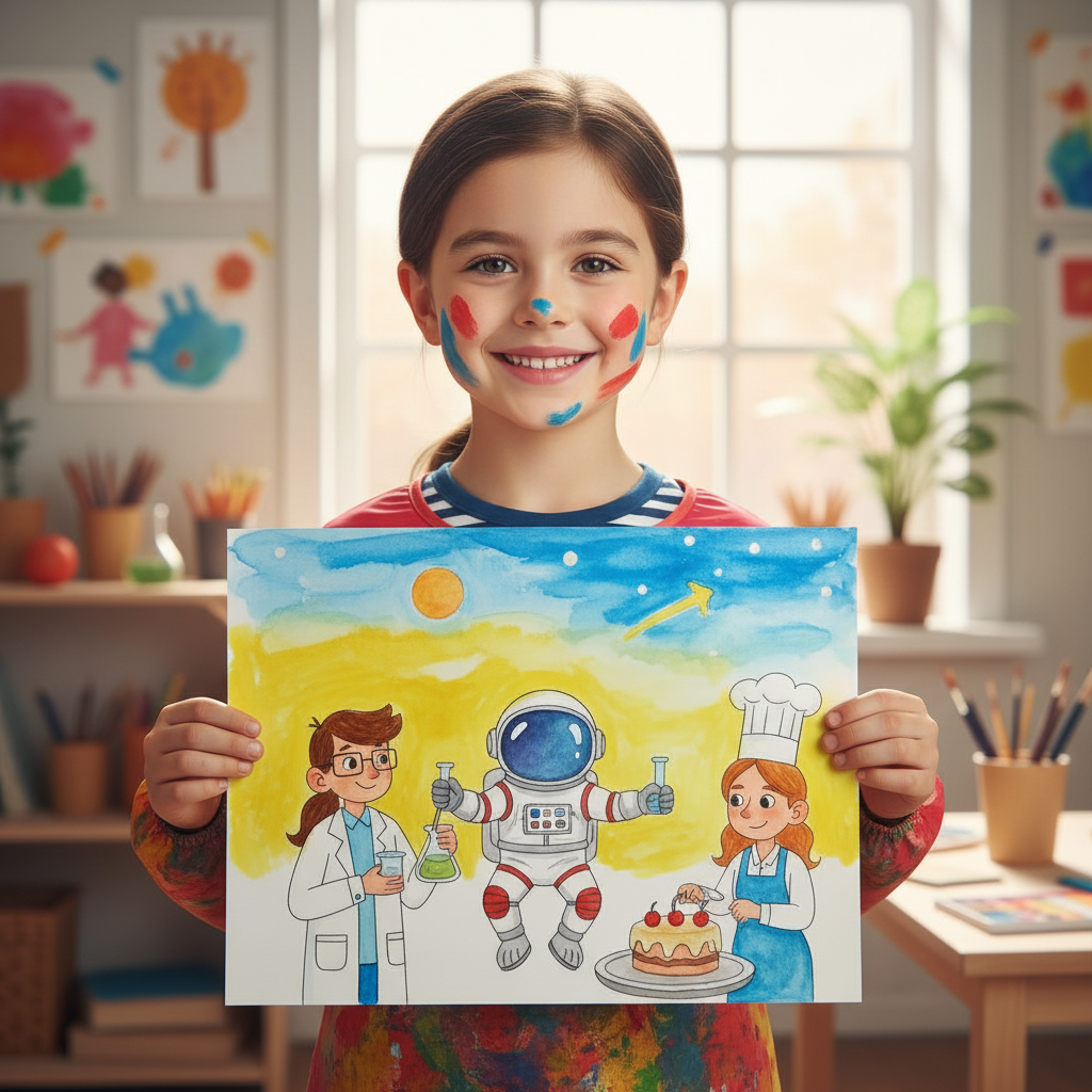 “Dream Jobs” Watercolor Painting Book