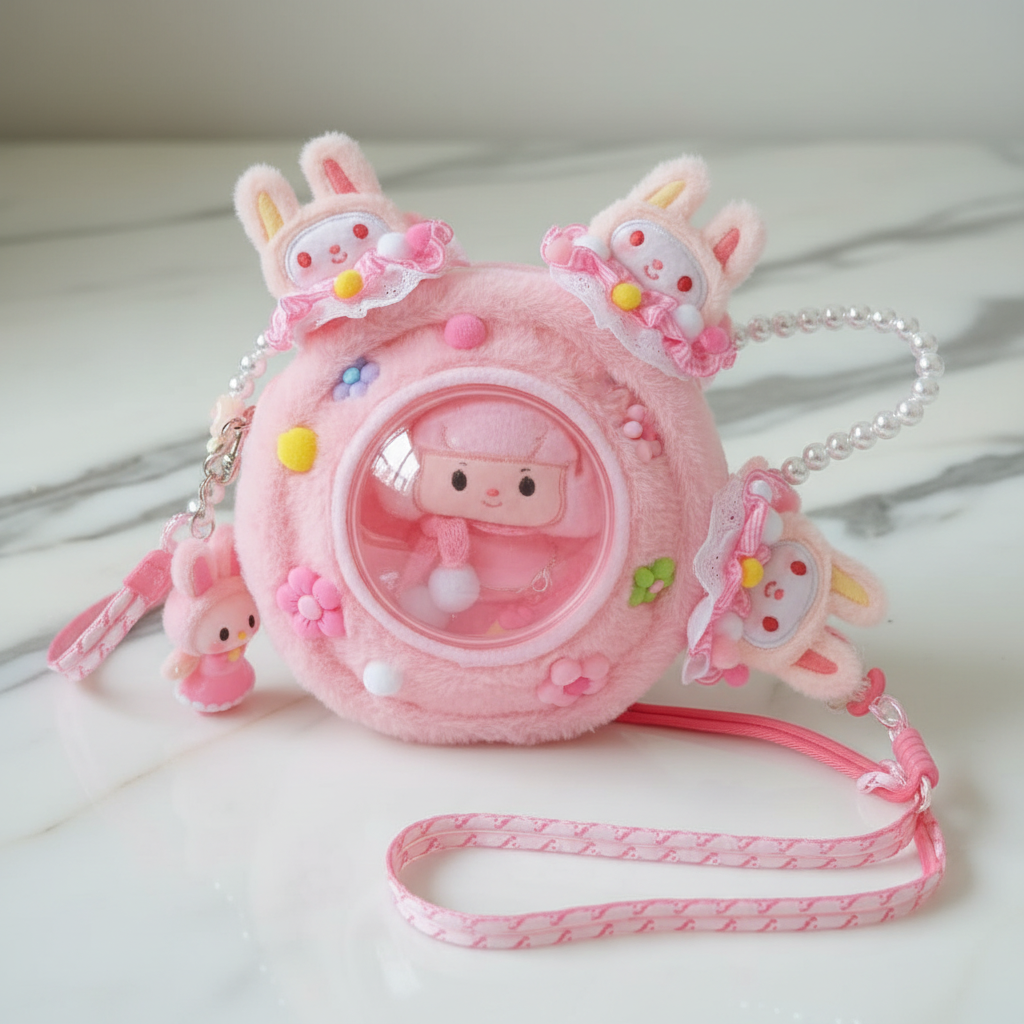 Bunny Dreams Pink Carry Bag Playset