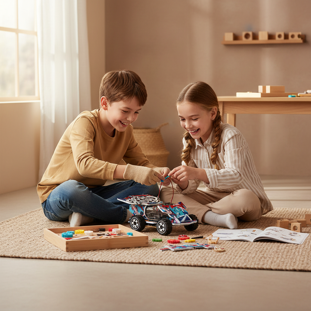 STEM DIY 4WD Off-Road Car Toy for Kids