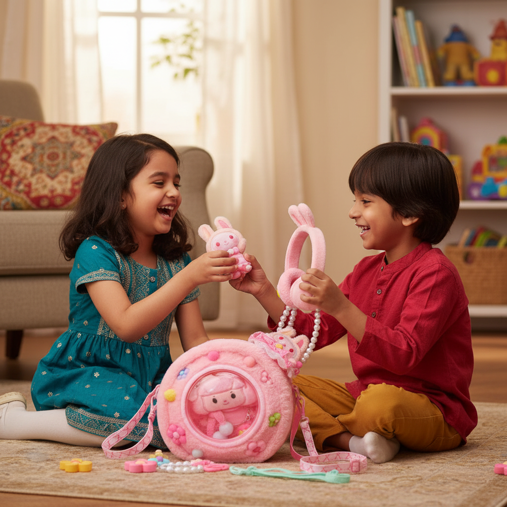 Bunny Dreams Pink Carry Bag Playset