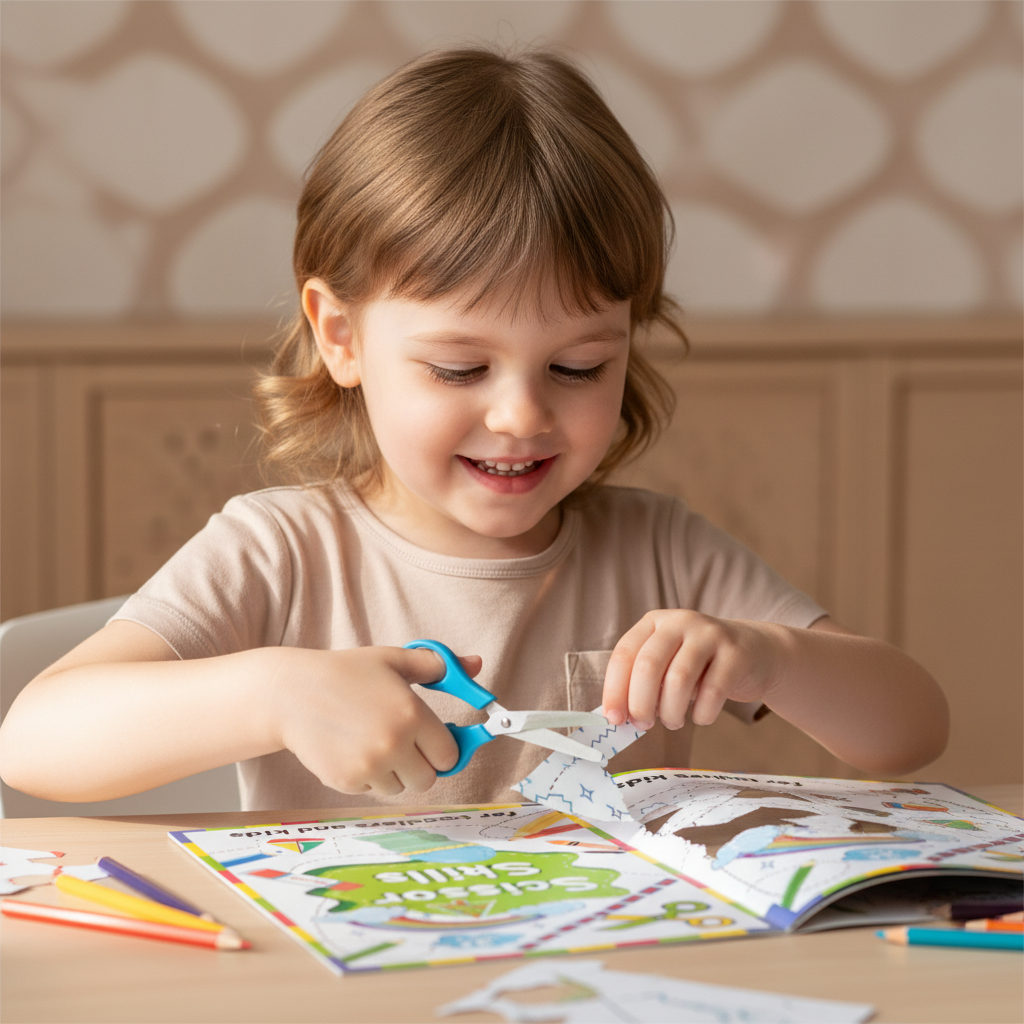 Scissor Skills Workbook Ages 3-5 | Fun Cutting Practice for Preschoolers